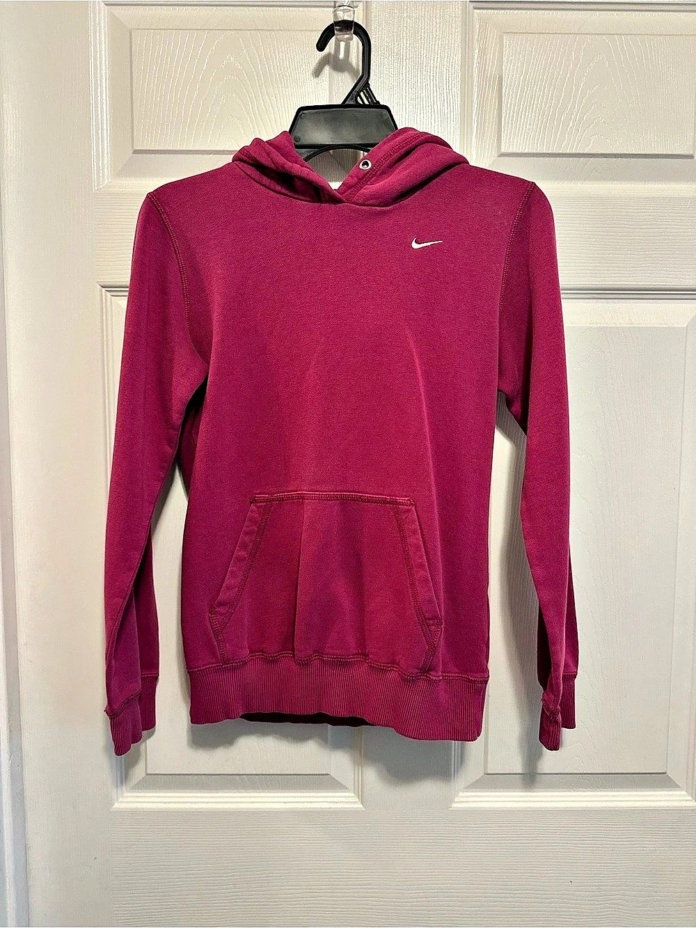 Nike Swoosh Hoodie in Pink Size Small